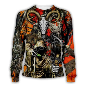 Tessffel Hunter Animal Camo Fashion Tracksuit 3D Print Hoodie/Sweatshirt/Jacket/shirts Mens Womens colorful casual Harajuku s-12