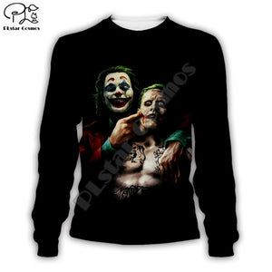 PLstar Cosmos New Movie Joker Joaquin Phoenix Colorful Harajuku Tracksuit 3D Print Hoodie/Sweatshirt/Jacket/shirts Men Women s-5