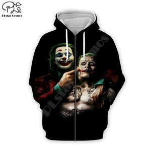 PLstar Cosmos New Movie Joker Joaquin Phoenix Colorful Harajuku Tracksuit 3D Print Hoodie/Sweatshirt/Jacket/shirts Men Women s-5
