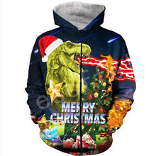 Load image into Gallery viewer, Tessffel Santa Claus Christmas Colorful Men/Women 3D full Print Sweatshirts/Hoodie/shirts/Jacket  Casual colorful funny Style-9