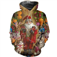 Load image into Gallery viewer, Tessffel Santa Claus Christmas MenWomen colorful 3Dfull Printed Sweatshirts/Hoodie/shirts/Jacket Casual colorful funny Style-25