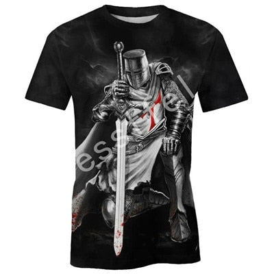 Tessffel cavalier Knight New Fashion Harajuku casual 3D Printed Hoodie/Sweatshirt/Jacket/shirts Mens Womens hiphop funny style-1