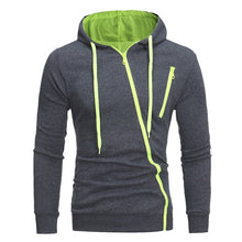 Load image into Gallery viewer, CYSINCOS Autumn Fashion Casual Solid Hoodies Men/women Polluver Sweatshirt Men Hooded Hoodie Pullover Zipper Blouse  Plus Size