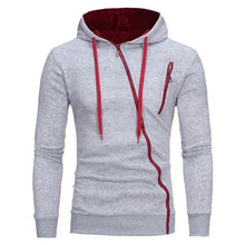 Load image into Gallery viewer, CYSINCOS Autumn Fashion Casual Solid Hoodies Men/women Polluver Sweatshirt Men Hooded Hoodie Pullover Zipper Blouse  Plus Size
