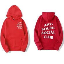 Load image into Gallery viewer, Men's Long Sleeve Letter Print Hoodie Fashion Men's Social Club Pullover Windproof Hooded Warm Winter Hoodie