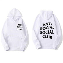 Load image into Gallery viewer, Men's Long Sleeve Letter Print Hoodie Fashion Men's Social Club Pullover Windproof Hooded Warm Winter Hoodie