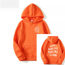 Load image into Gallery viewer, Men's Long Sleeve Letter Print Hoodie Fashion Men's Social Club Pullover Windproof Hooded Warm Winter Hoodie