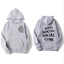 Load image into Gallery viewer, Men's Long Sleeve Letter Print Hoodie Fashion Men's Social Club Pullover Windproof Hooded Warm Winter Hoodie