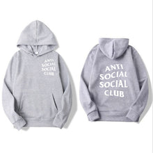 Load image into Gallery viewer, Men's Long Sleeve Letter Print Hoodie Fashion Men's Social Club Pullover Windproof Hooded Warm Winter Hoodie