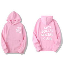 Load image into Gallery viewer, Men's Long Sleeve Letter Print Hoodie Fashion Men's Social Club Pullover Windproof Hooded Warm Winter Hoodie