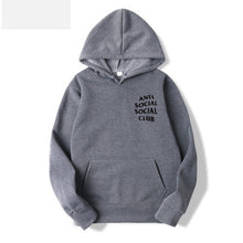 Load image into Gallery viewer, Men's Long Sleeve Letter Print Hoodie Fashion Men's Social Club Pullover Windproof Hooded Warm Winter Hoodie