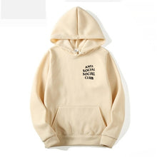 Load image into Gallery viewer, Men's Long Sleeve Letter Print Hoodie Fashion Men's Social Club Pullover Windproof Hooded Warm Winter Hoodie