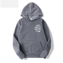 Load image into Gallery viewer, Men's Long Sleeve Letter Print Hoodie Fashion Men's Social Club Pullover Windproof Hooded Warm Winter Hoodie