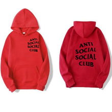 Load image into Gallery viewer, Men's Long Sleeve Letter Print Hoodie Fashion Men's Social Club Pullover Windproof Hooded Warm Winter Hoodie