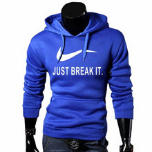 Load image into Gallery viewer, Autumn Winter New Arrival High 2019 Men Women Long-sleeved hooded JUST BREAK IT Hip-Hop Print Hoodies Sweatshirts for man lady