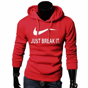 Autumn Winter New Arrival High 2019 Men Women Long-sleeved hooded JUST BREAK IT Hip-Hop Print Hoodies Sweatshirts for man lady