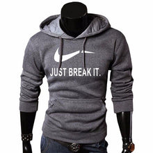 Load image into Gallery viewer, Autumn Winter New Arrival High 2019 Men Women Long-sleeved hooded JUST BREAK IT Hip-Hop Print Hoodies Sweatshirts for man lady