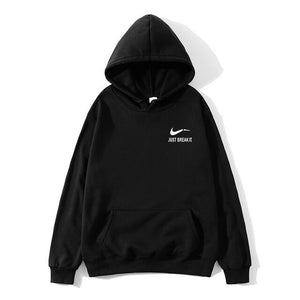 Autumn Winter New Arrival High 2019 Men Women Long-sleeved hooded JUST BREAK IT Hip-Hop Print Hoodies Sweatshirts for man lady