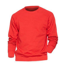 Load image into Gallery viewer, Solid color Sweatshirt Men Hoodie Crewneck Sweatshirts Winter Autumn Fleece Hoody Casual Gray Blue Red Black White Streetwear