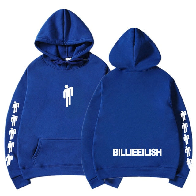 Billie eilish 2024 blue hoodie