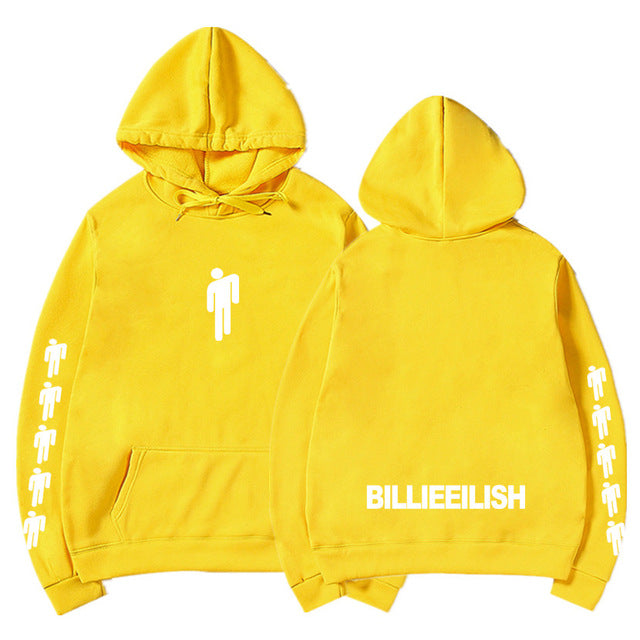 Billie eilish hot sale yellow hoodie